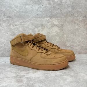 Nike Air Force 1 Mid Wheat Sneakers (2021 Release)